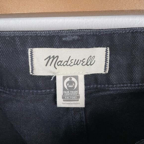 Madewell The Perfect Vintage Flare Jean Black Denim Size 26W Plus NWT - Picture 6 of 11